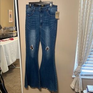 L&B Blue Flare & Wide Leg Jeans